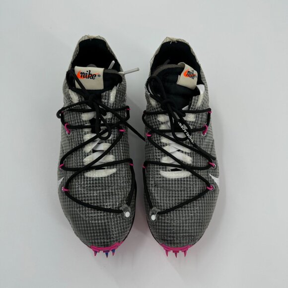 Nike x Off-White Black Laser Fuchsia Vapor Street Sneakers Size 7 - Picture 2 of 12